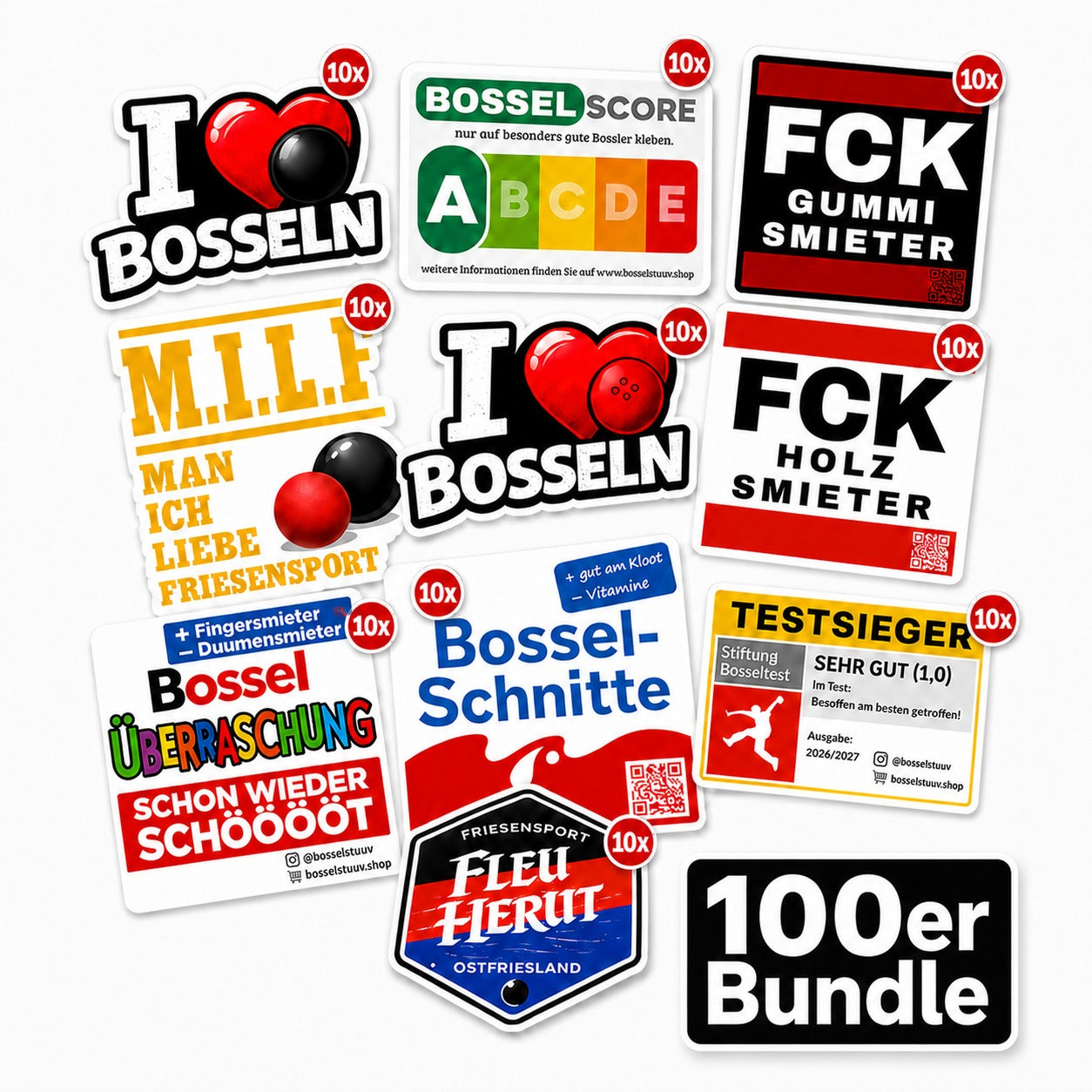 100er Bossel-Sticker Bundle 🔥💯