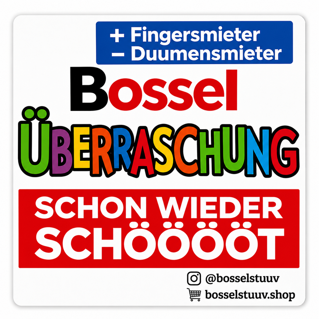 Bossel Überraschung Sticker